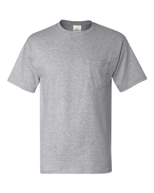 Hanes Men's Authentic Pocket T-Shirt Mens Apparel Shirts & Tops