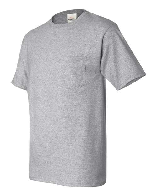 Hanes Men's Authentic Pocket T-Shirt Mens Apparel Shirts & Tops