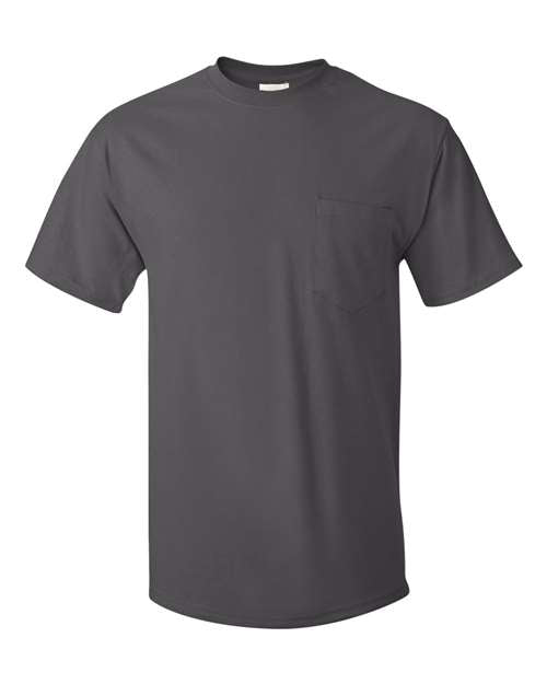 Hanes Men's Authentic Pocket T-Shirt Mens Apparel Shirts & Tops