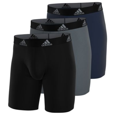 adidas Men's Performance 3-Pack Long Boxer Brief adidas