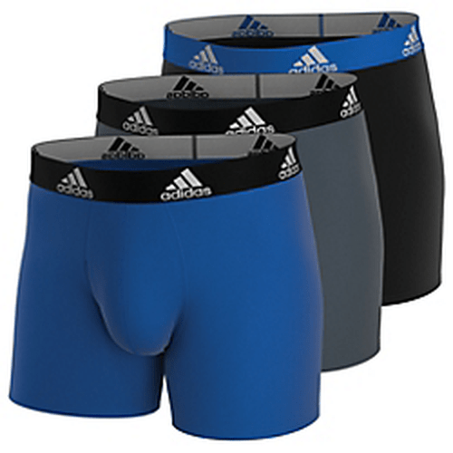 adidas Performance Boxer Brief 3-Pack Grey/Onix/Collegiate Royal