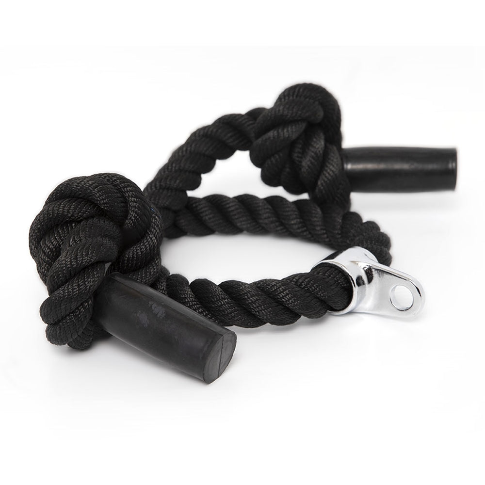 Power Systems Super Tricep Rope Black Exercise & Wellness Strength Cable Attachments