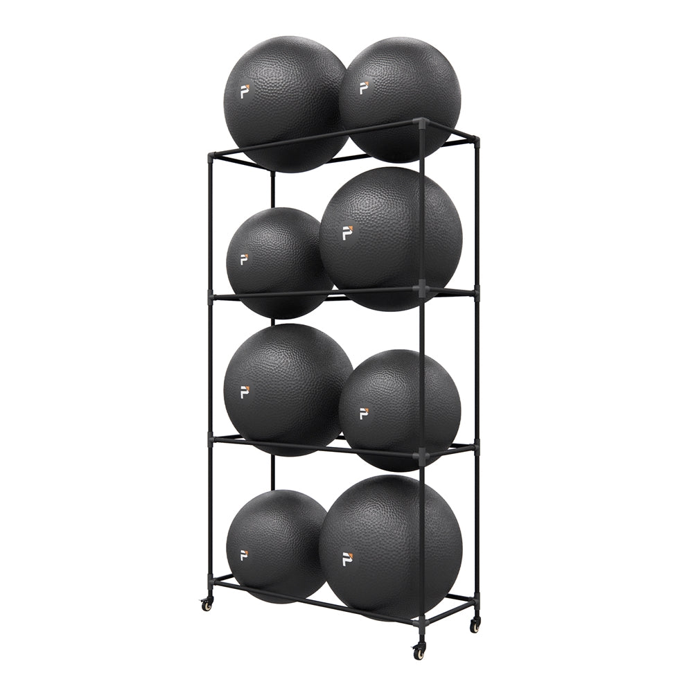 Power Systems Metal Stability Ball Storage Rack Exercise & Wellness Studio Fitness Balance Training