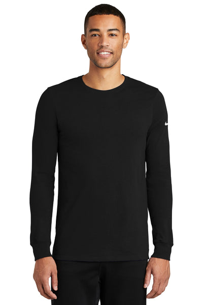 Nike Men's Dri-FIT Cotton/Poly Long Sleeve Tee Shirt. NKBQ5230 Nike