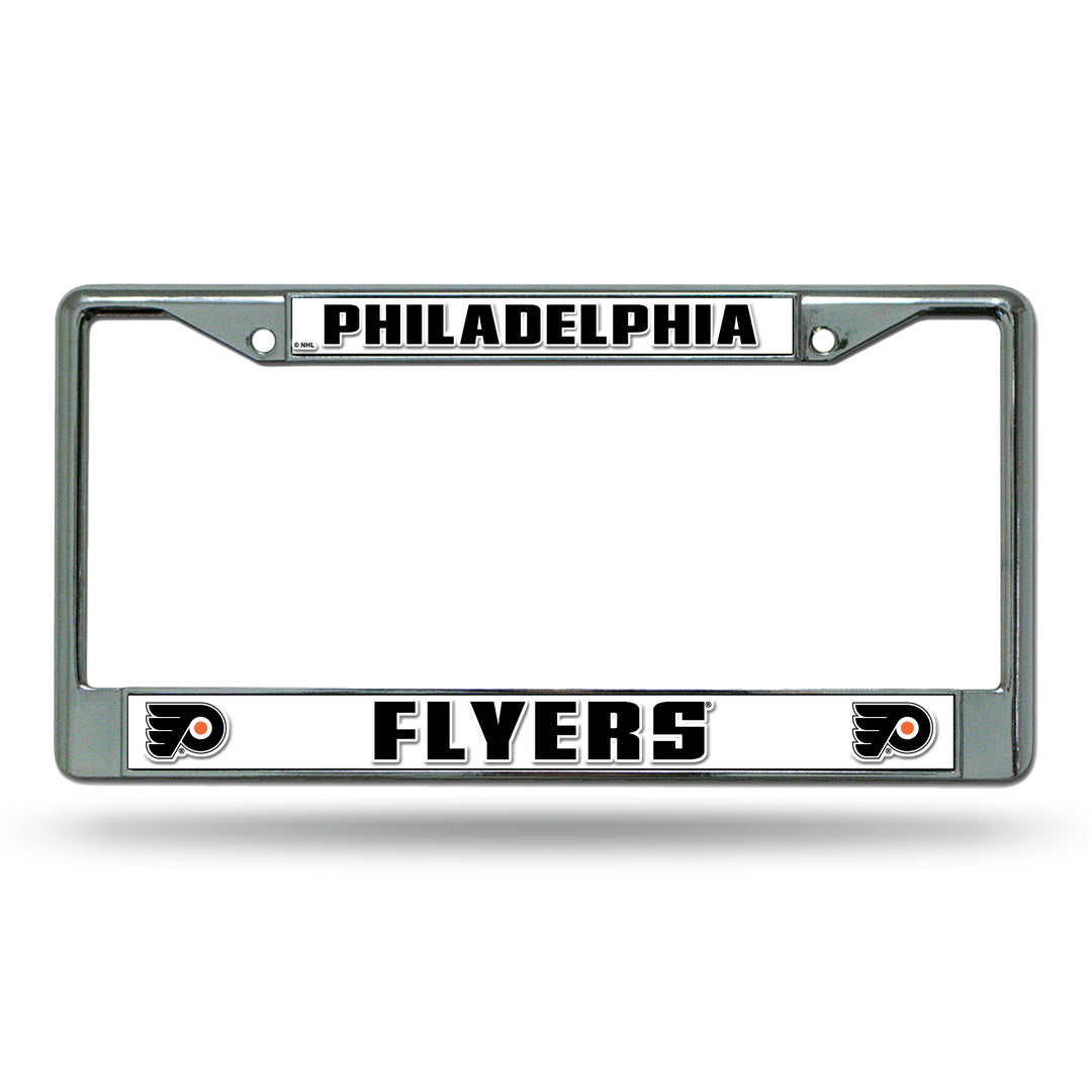 NHL Philadelphia Flyers Chrome License Plate Frame Fan Gear NHL Philadelphia Flyers