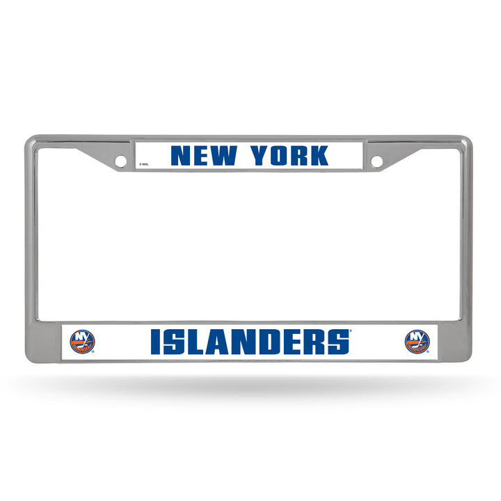 NHL New York Islanders Chrome License Plate Frame Fan Gear NHL New York Islanders