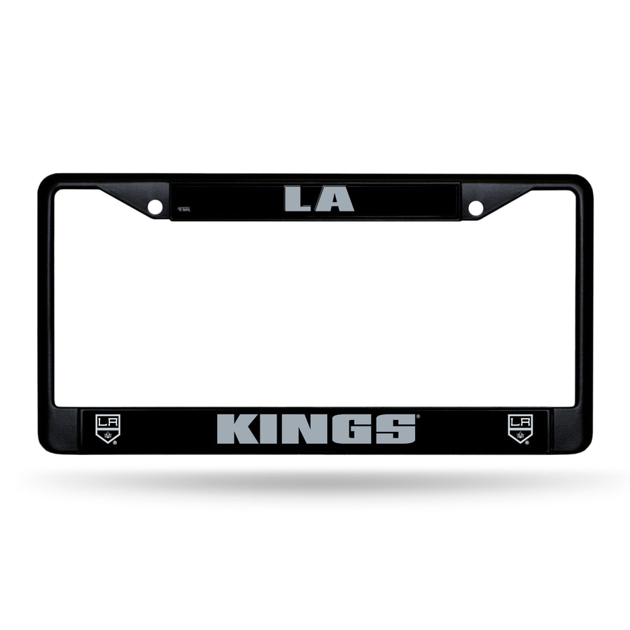 NHL Los Angeles Kings Black Chrome License Plate Frame Fan Gear NHL Los Angeles Kings