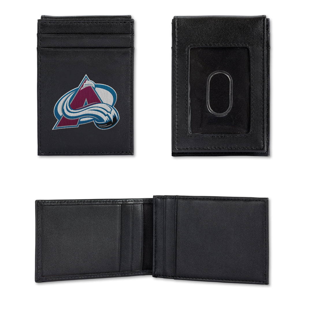 NHL Colorado Avalanche Embroidered Front Pocket Wallet Fan Gear NHL Colorado Avalanche