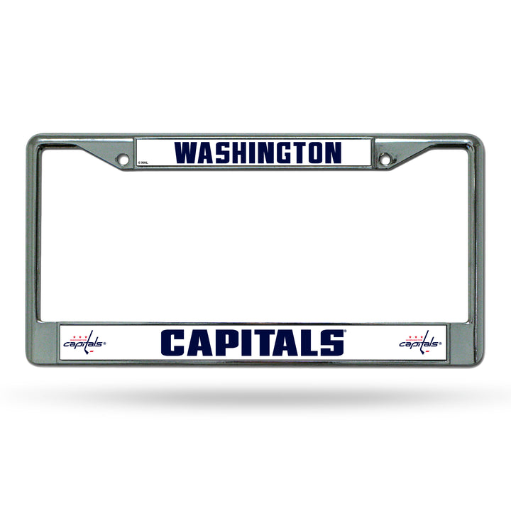 NHL Washington Capitals Chrome License Plate Frame Fan Gear NHL Washington Capitals