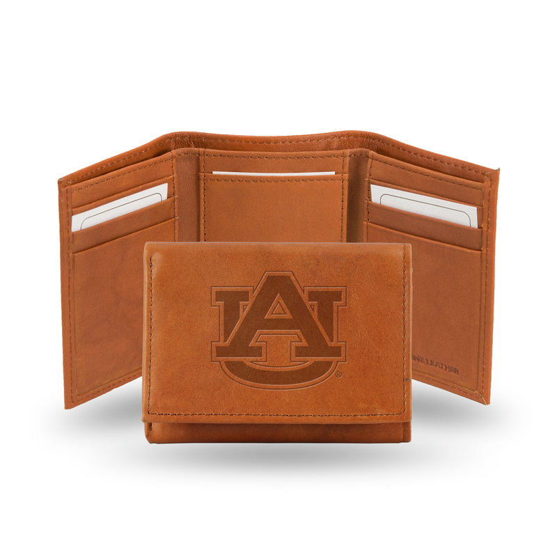 NCAA Auburn Tigers Embossed Tri-Fold Wallet Fan Gear NCAA Auburn Tigers