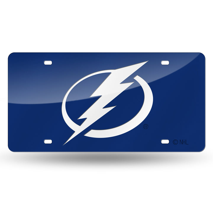 NHL Tampa Bay Lightning Laser Cut Automobile Tag Fan Gear NHL Tampa Bay Lightning