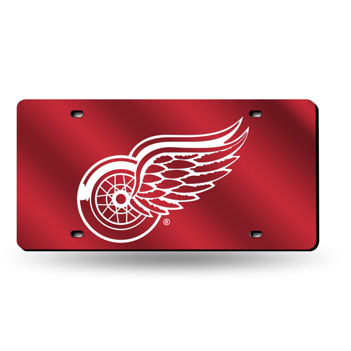 NHL Detroit Red Wings Laser Cut Automobile Tag Fan Gear NHL Detroit Red Wings