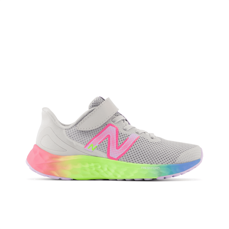 New Balance Youth Girls Fresh Foam Arishi V4 Bungee Lace with Top Strap Running Shoe - PAARIKG4 New Balance