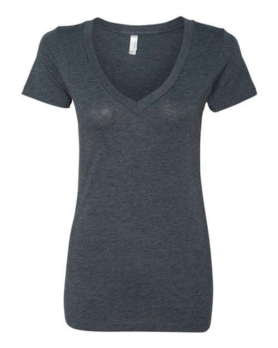 Next Level Women's Triblend Deep V-Neck T-Shirt Next Level