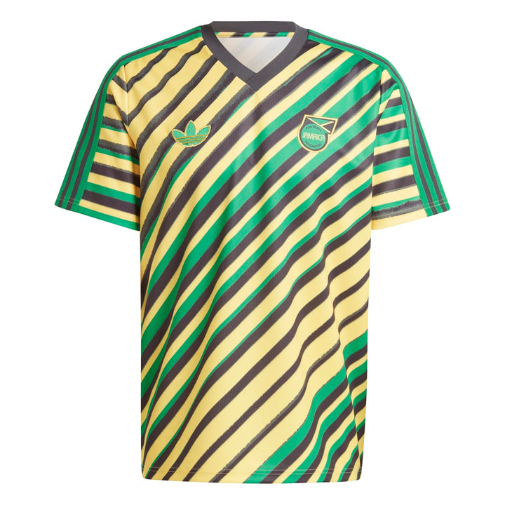 adidas Men's JFF Jamaica Trefoil Soccer Jersey Soccer Uniforms & Apparel All