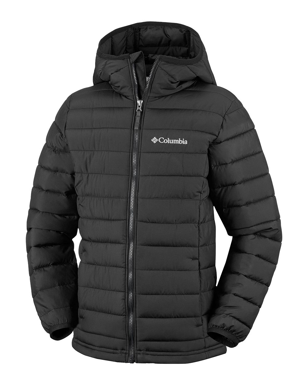 Columbia Youth Powder Lite II Hooded Jacket Youth Apparel Jackets & Vests