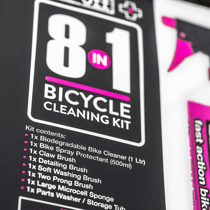 Muc-Off 8-in-1 Cleaning Kit Bicycle Accessories Tools/Maintenance