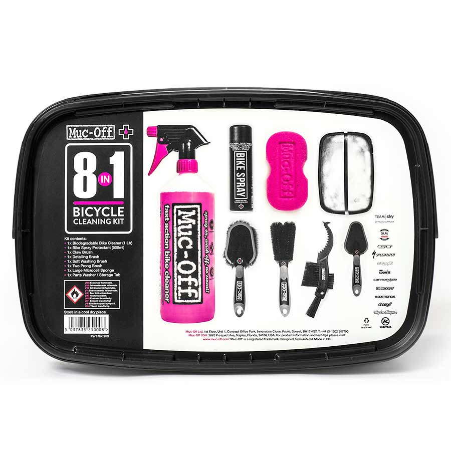 Muc-Off 8-in-1 Cleaning Kit Bicycle Accessories Tools/Maintenance