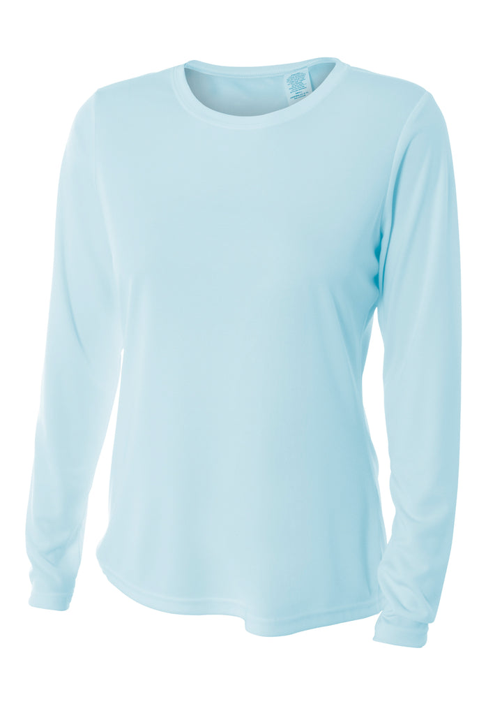 A4 Women's Long Sleeve Cooling Performance Crew