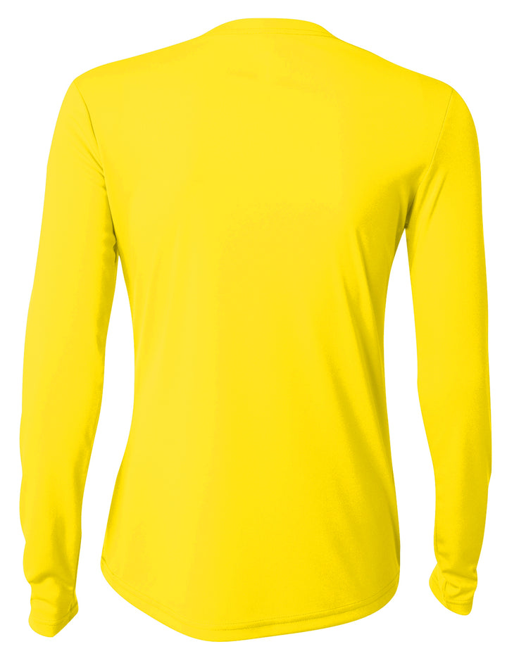 A4 Women's Long Sleeve Cooling Performance Crew