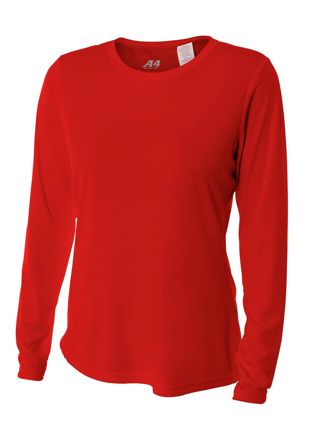 A4 Women's Long Sleeve Cooling Performance Crew