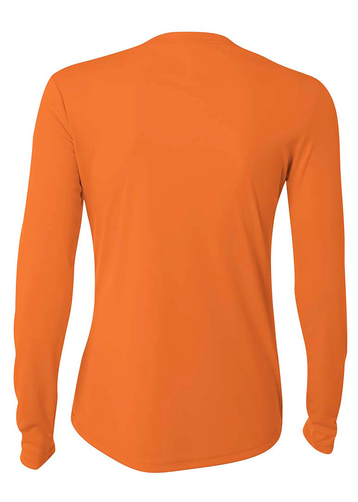 A4 Women's Long Sleeve Cooling Performance Crew