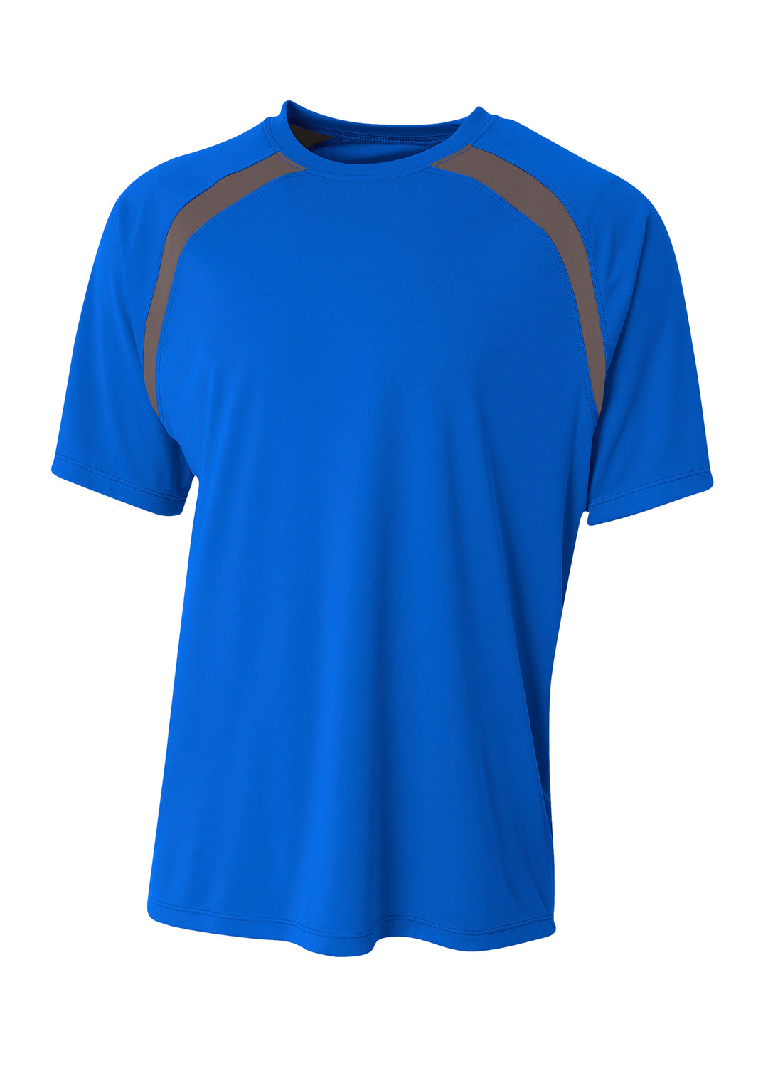 A4 Youth Spartan Short Sleeve Color Block Crew A4