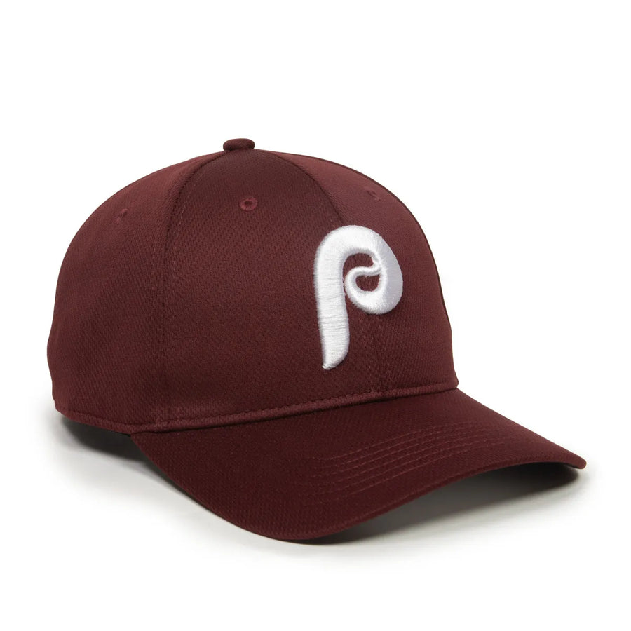 Outdoor Cap Philadelphia Phillies™ MLB® Replica Structured Solid Panel Hat MLB-350 Fan Gear MLB Philadelphia Phillies