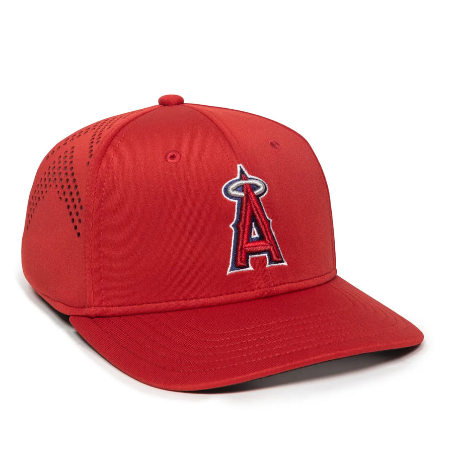 Outdoor Cap Los Angeles Angels™ Official MLB® Replica Structured Solid Panel Hat MLB-600 Fan Gear MLB Los Angeles Angels