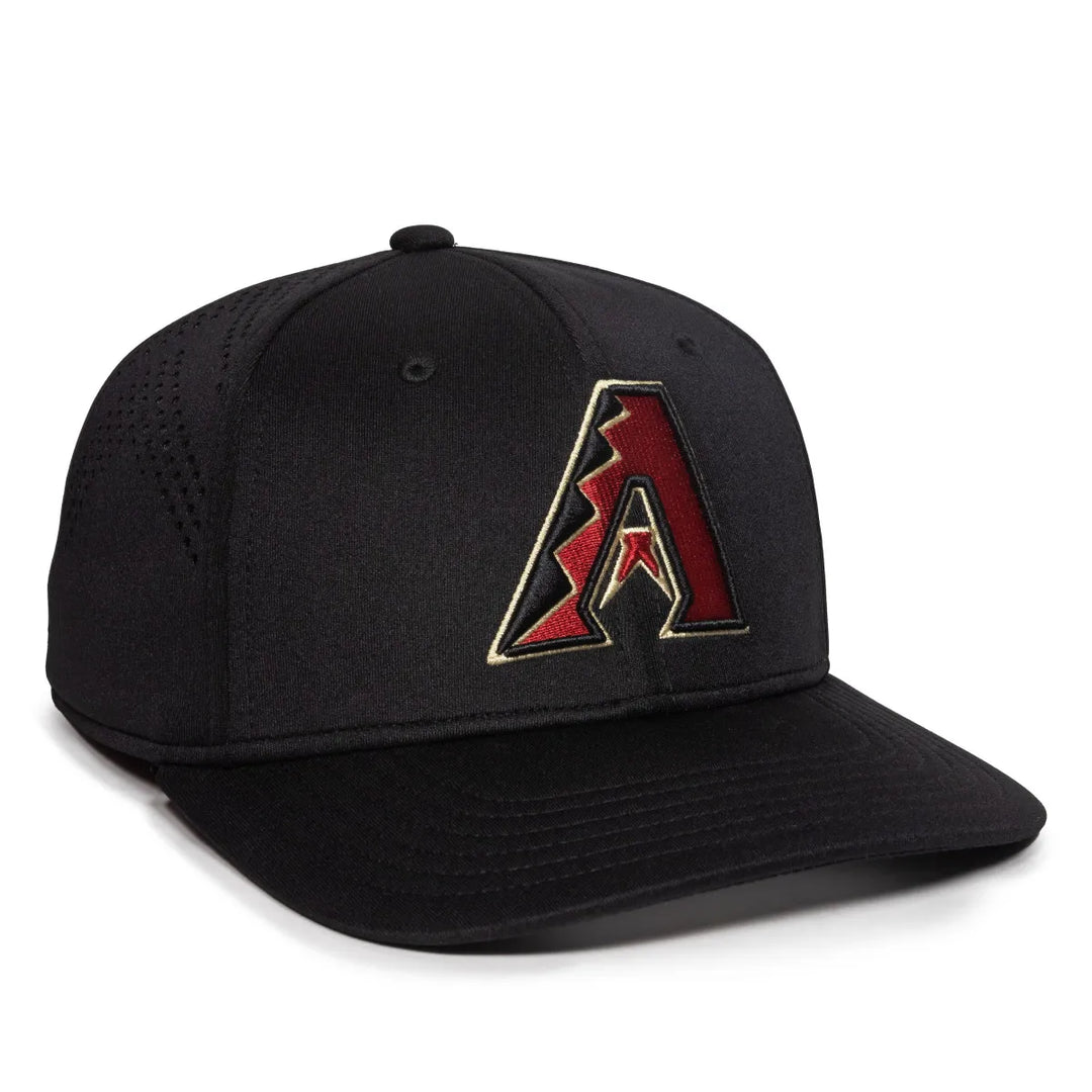 Outdoor Cap Arizona Diamondbacks™ Official MLB® Replica Structured Solid Panel Hat MLB-600 Fan Gear MLB Arizona Diamondbacks