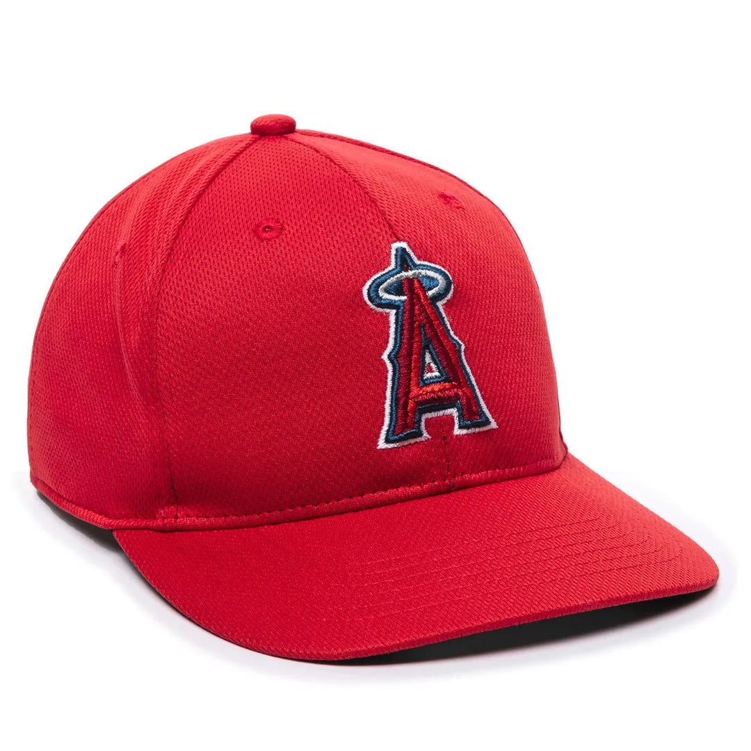 Outdoor Cap Los Angeles Angels™ MLB® Replica Structured Solid Panel Hat MLB-350 Fan Gear MLB Los Angeles Angels