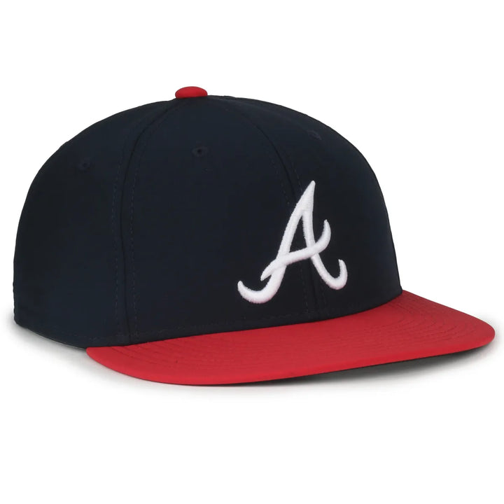 Outdoor Cap Atlanta Braves™ MLB® Replica Structured Solid Panel Hat MLB-450 Fan Gear MLB Atlanta Braves