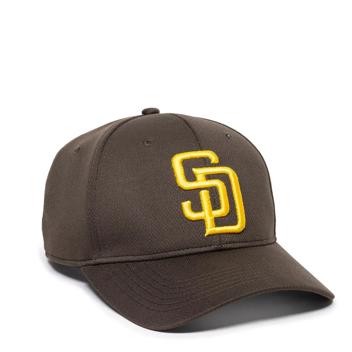 Outdoor Cap San Diego Padres™ MLB® Replica Structured Solid Panel Hat MLB-350 Fan Gear MLB San Diego Padres