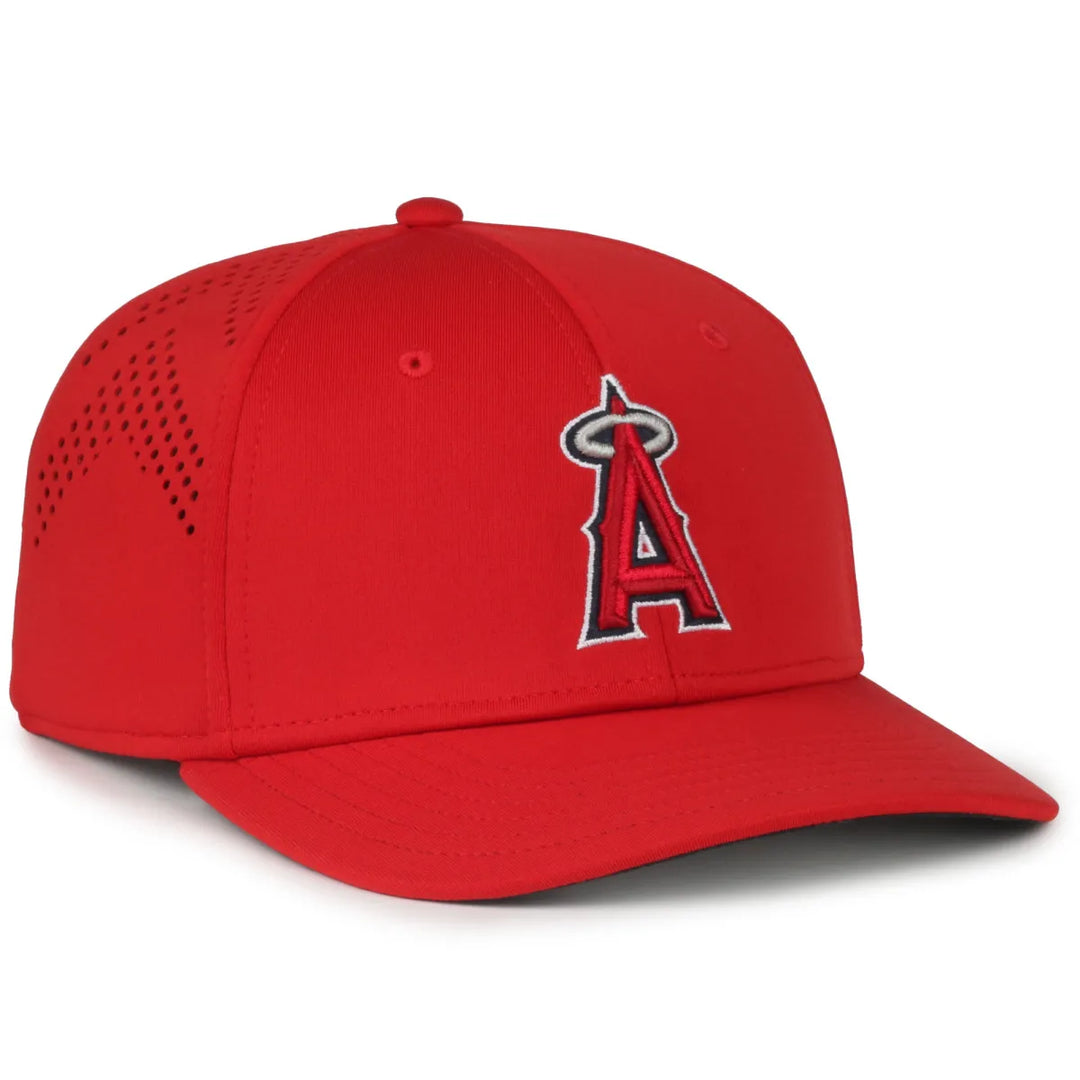 Outdoor Cap Los Angeles Angels™ Official MLB® Replica Structured Solid Panel Hat MLB-650 Fan Gear MLB Los Angeles Angels