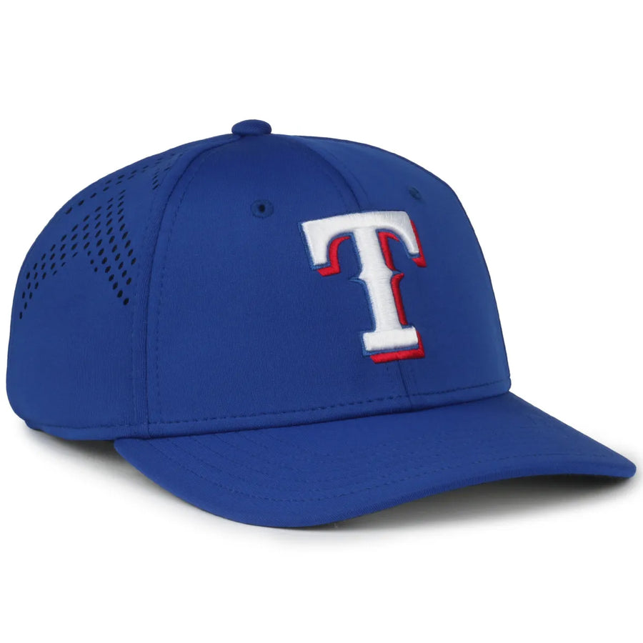 Outdoor Cap Texas Rangers™ Official MLB® Replica Structured Solid Panel Hat MLB-650 Fan Gear MLB Texas Rangers