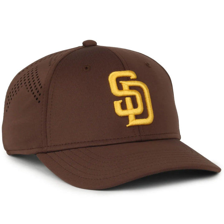 Outdoor Cap San Diego Padres™ Official MLB® Replica Structured Solid Panel Hat MLB-650 Fan Gear MLB San Diego Padres