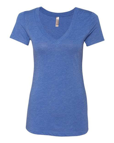 Next Level Women's Triblend Deep V-Neck T-Shirt Next Level