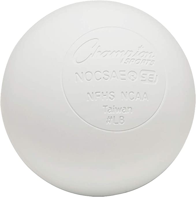 Champion Sports NOCSAE® Lacrosse Ball 12 Pack Champion Sports