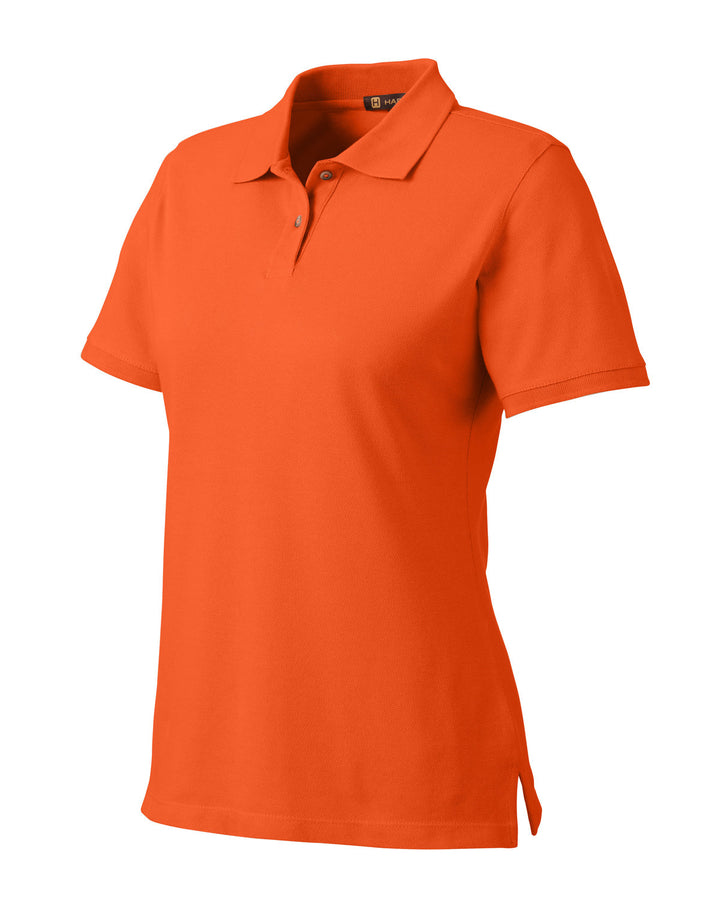 Harriton Ladies' 6 oz. Ringspun Cotton Piqué Short-Sleeve Polo Harriton