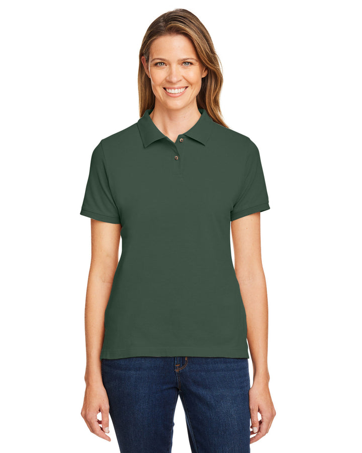 Harriton Ladies' 6 oz. Ringspun Cotton Piqué Short-Sleeve Polo Harriton