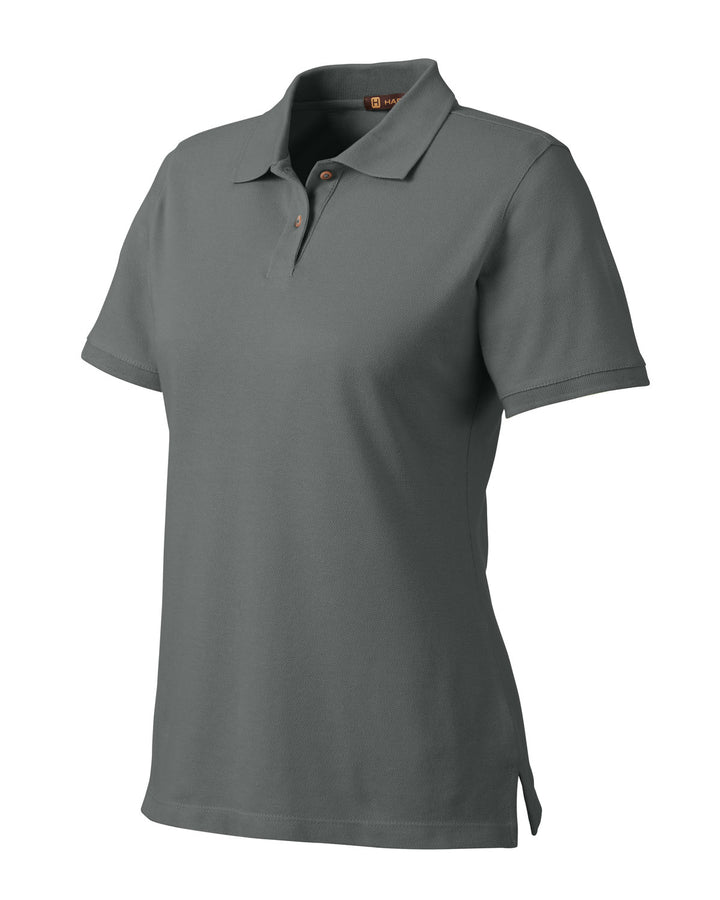 Harriton Ladies' 6 oz. Ringspun Cotton Piqué Short-Sleeve Polo Harriton