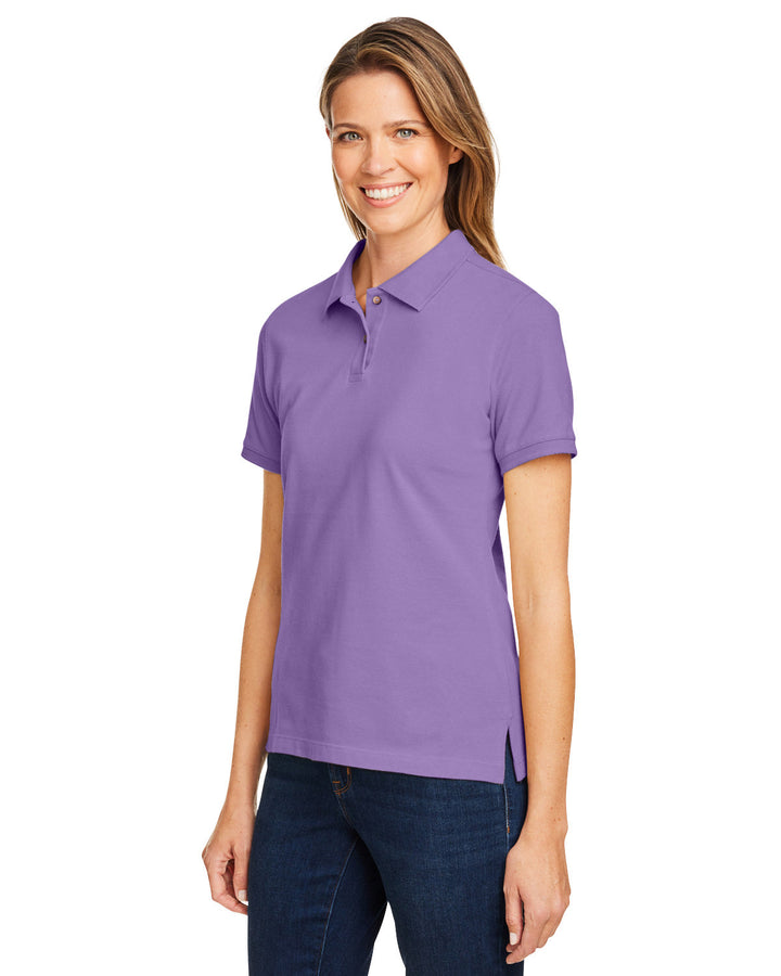 Harriton Ladies' 6 oz. Ringspun Cotton Piqué Short-Sleeve Polo Harriton