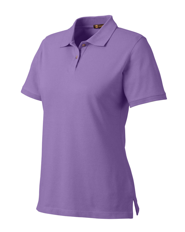 Harriton Ladies' 6 oz. Ringspun Cotton Piqué Short-Sleeve Polo Harriton