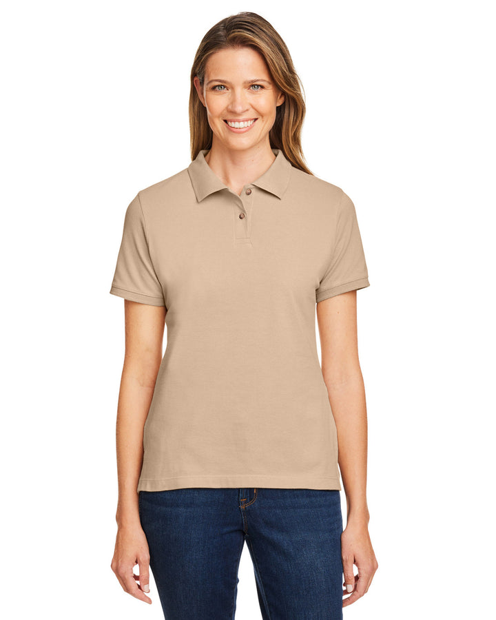 Harriton Ladies' 6 oz. Ringspun Cotton Piqué Short-Sleeve Polo Harriton