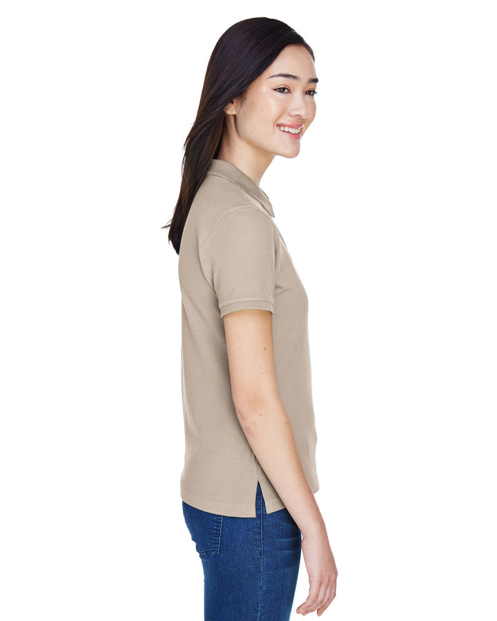 Harriton Ladies' 6 oz. Ringspun Cotton Piqué Short-Sleeve Polo Harriton