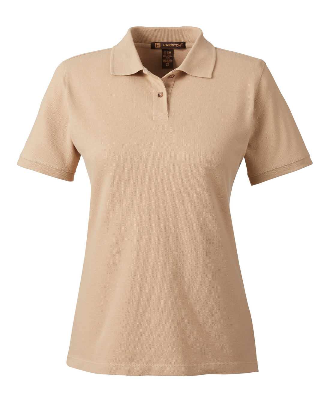 Harriton Ladies' 6 oz. Ringspun Cotton Piqué Short-Sleeve Polo Harriton