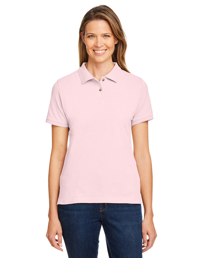 Harriton Ladies' 6 oz. Ringspun Cotton Piqué Short-Sleeve Polo Harriton