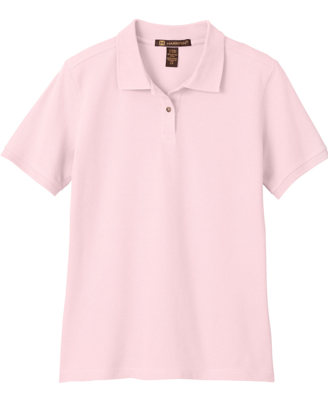 Harriton Ladies' 6 oz. Ringspun Cotton Piqué Short-Sleeve Polo Harriton