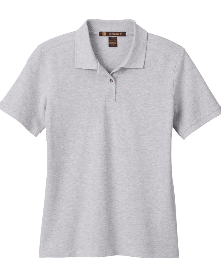 Harriton Ladies' 6 oz. Ringspun Cotton Piqué Short-Sleeve Polo Harriton