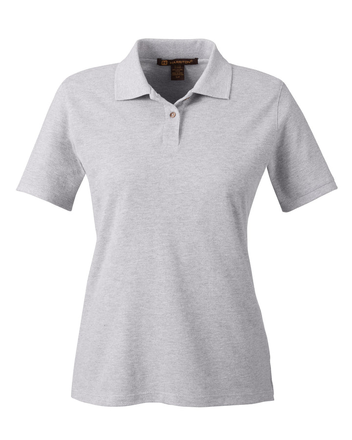 Harriton Ladies' 6 oz. Ringspun Cotton Piqué Short-Sleeve Polo Harriton